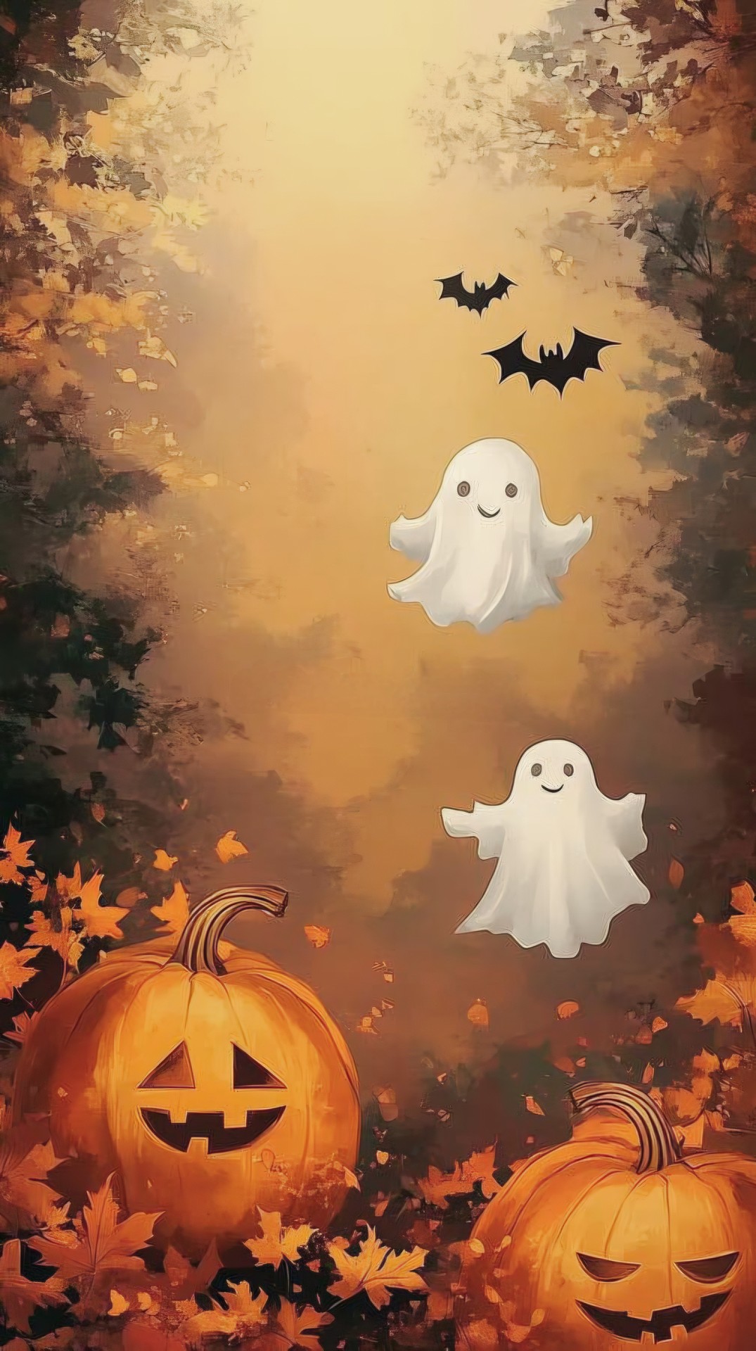 GHOSTS, PUMPKINS and BATS