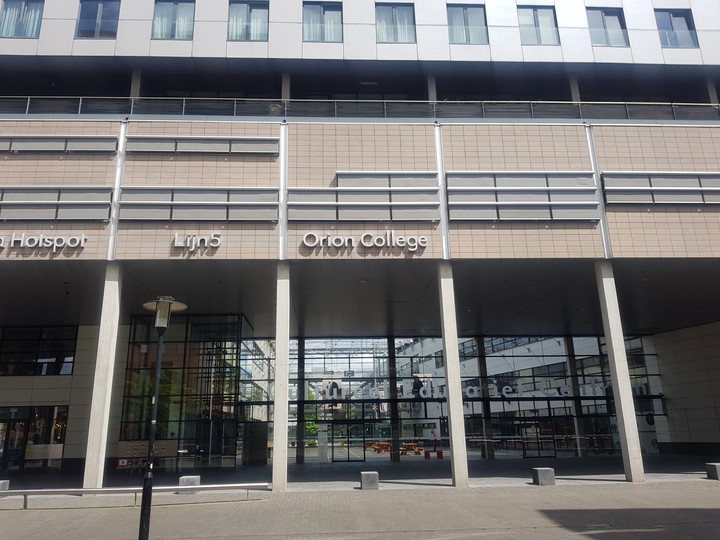 the building
