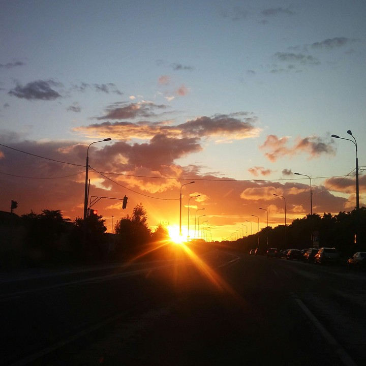 Закат. Sunset.