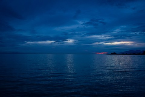 Deep Blue Sea - Sunset across Vancouver Bay