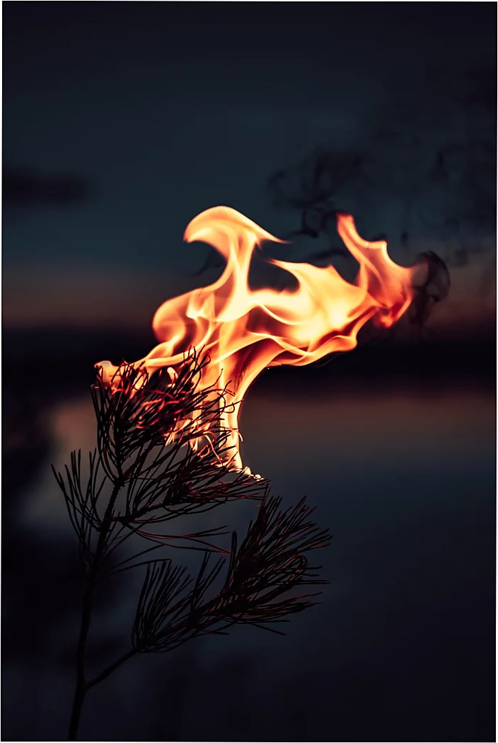 night fire