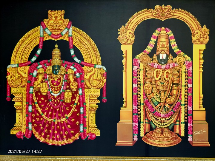 LORD Venkateswara and Aluvelu Manga
