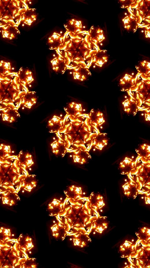 Fire kaleidoscope