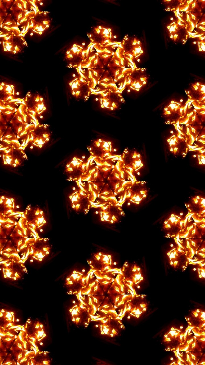 Fire kaleidoscope