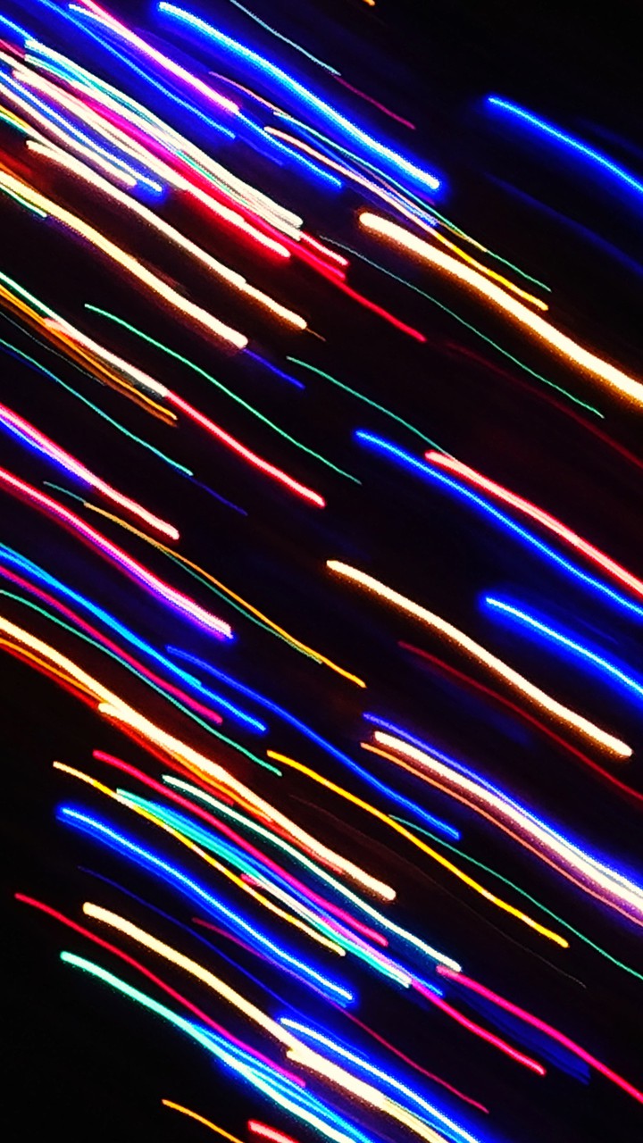colourful lightpainting