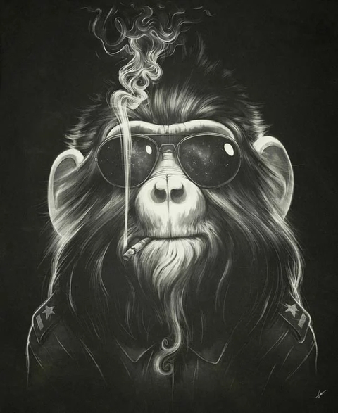 Smoking Monkey