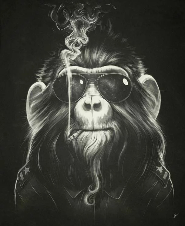 Smoking Monkey