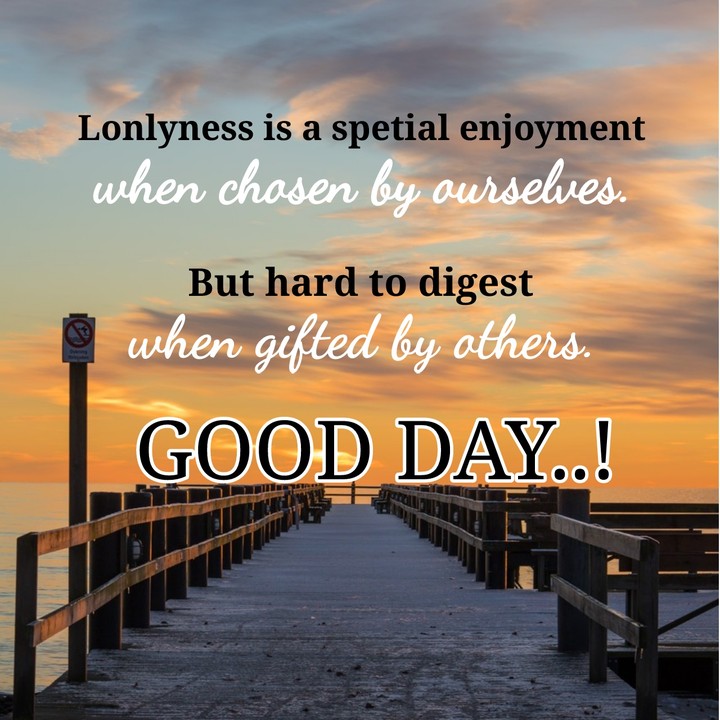 Lonlynesse in life