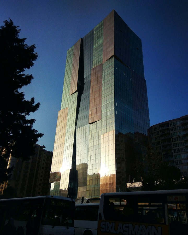 Dəmirçi Tower. Baku, Azerbaijan.