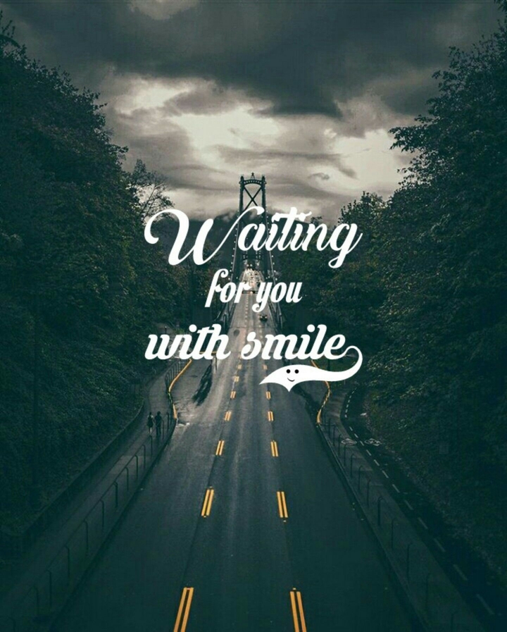 with smile