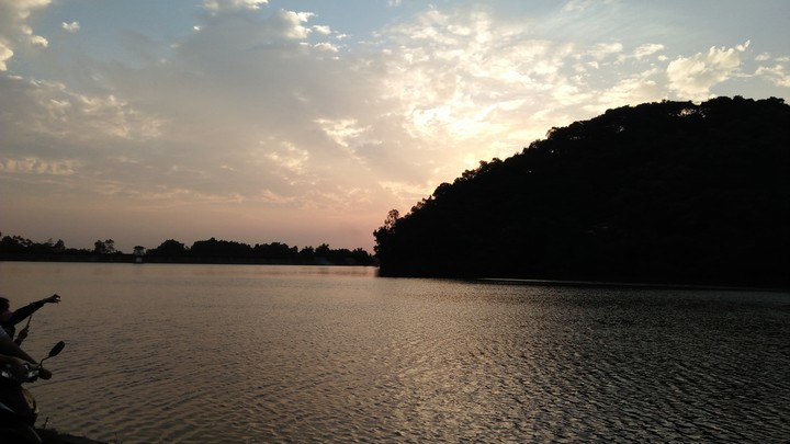 lake sunset