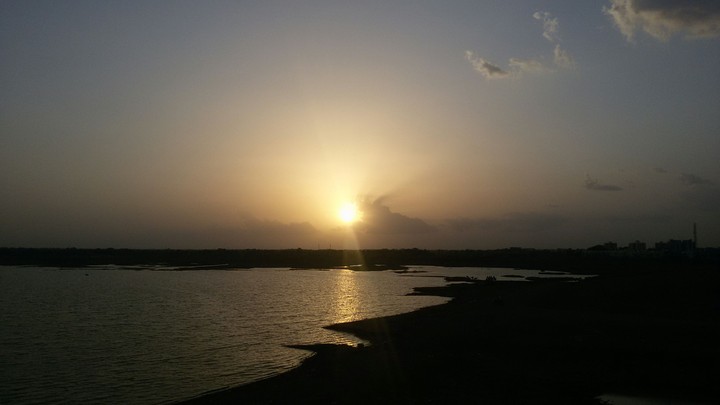 sunset.