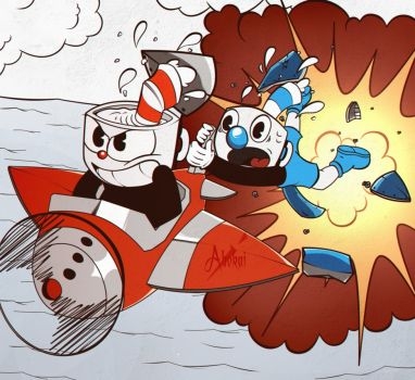 Cuphead and Mugman