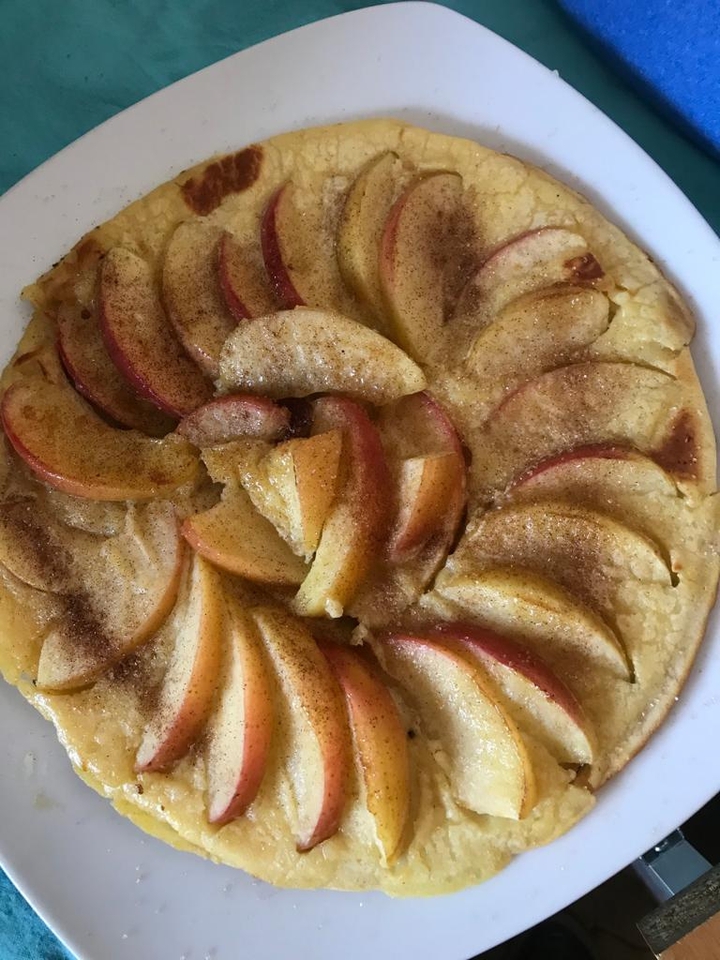 apple met cinnamon