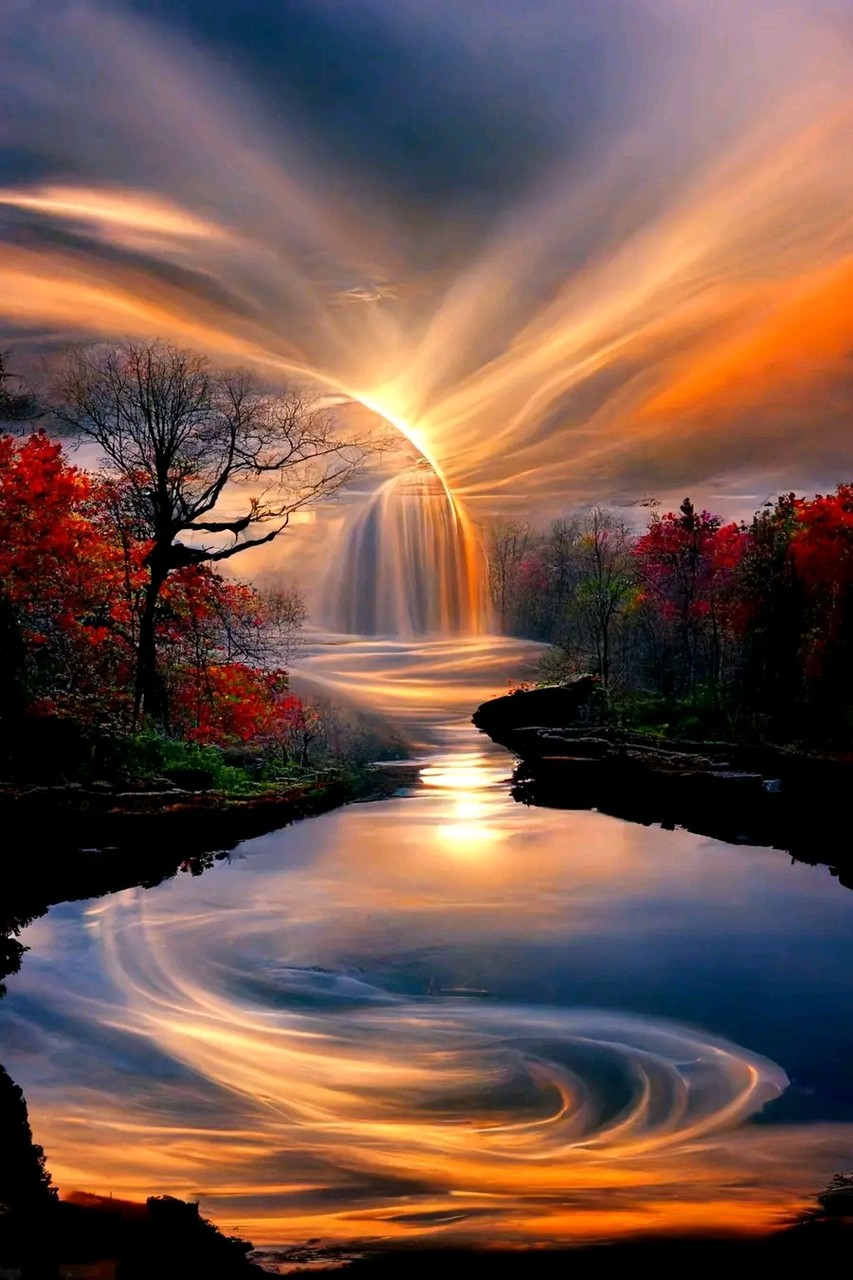 Reflection, atmospheric_phenomenon, Evening