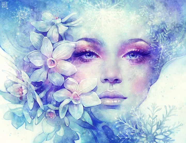girl flower