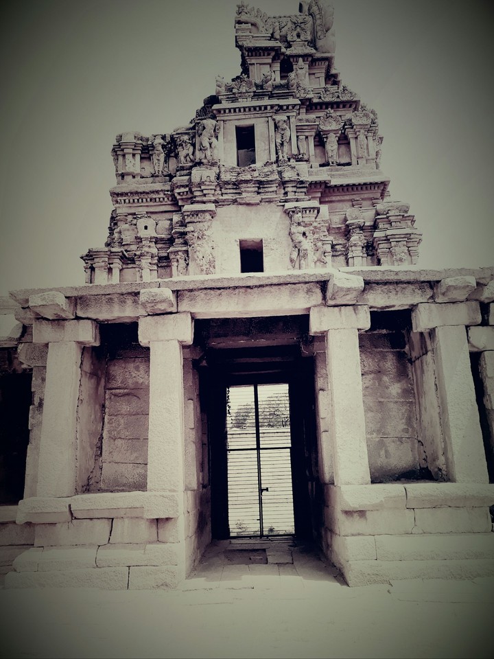 Ruins of a temple gate
