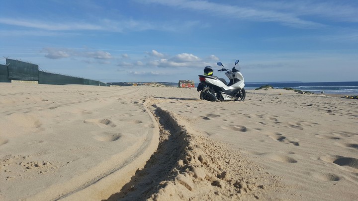 scooter on the way