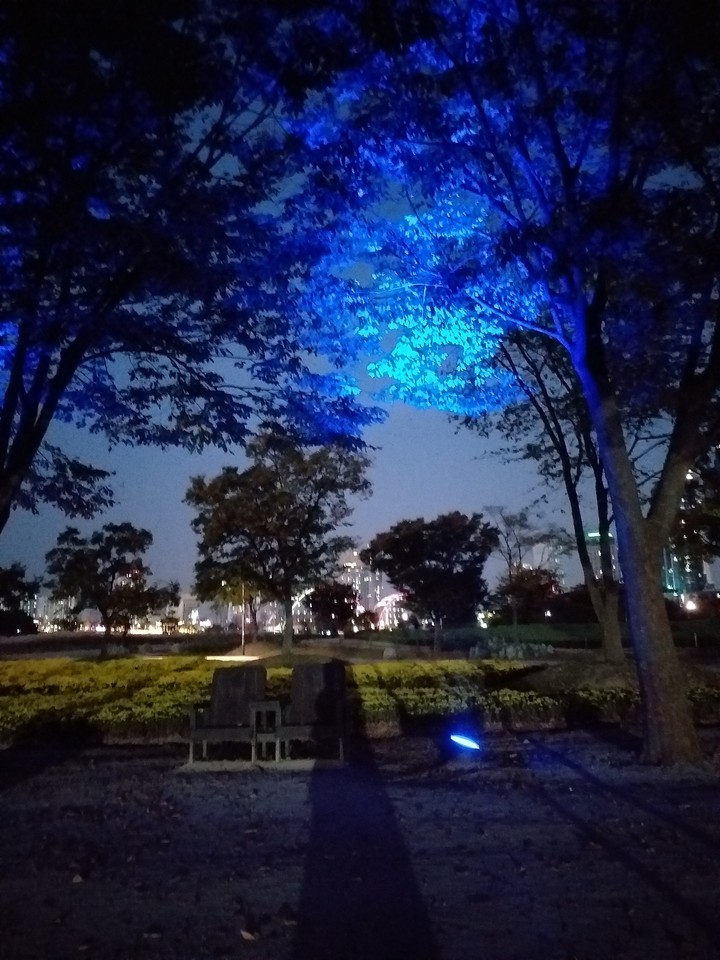 blue