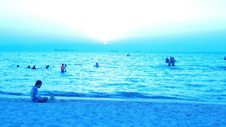 The Spectacular Blue Beach