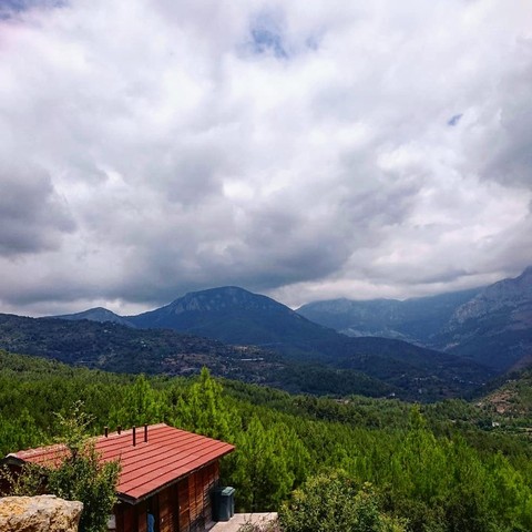 mountains.