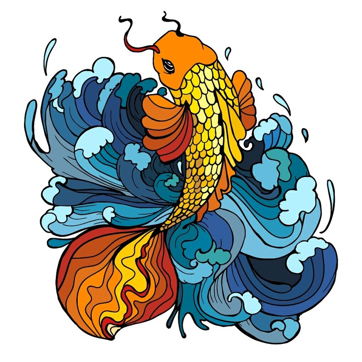 le dessin du poisson me detend