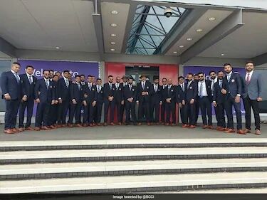 Team India touchdown in London