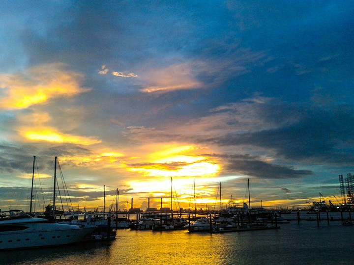 Sunset at West Coast Park