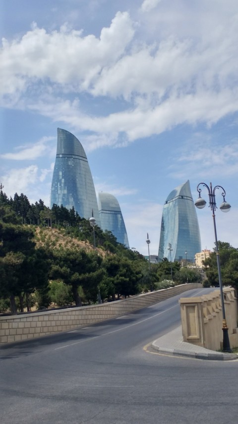 Baku. Flame Towers. Summer2017
