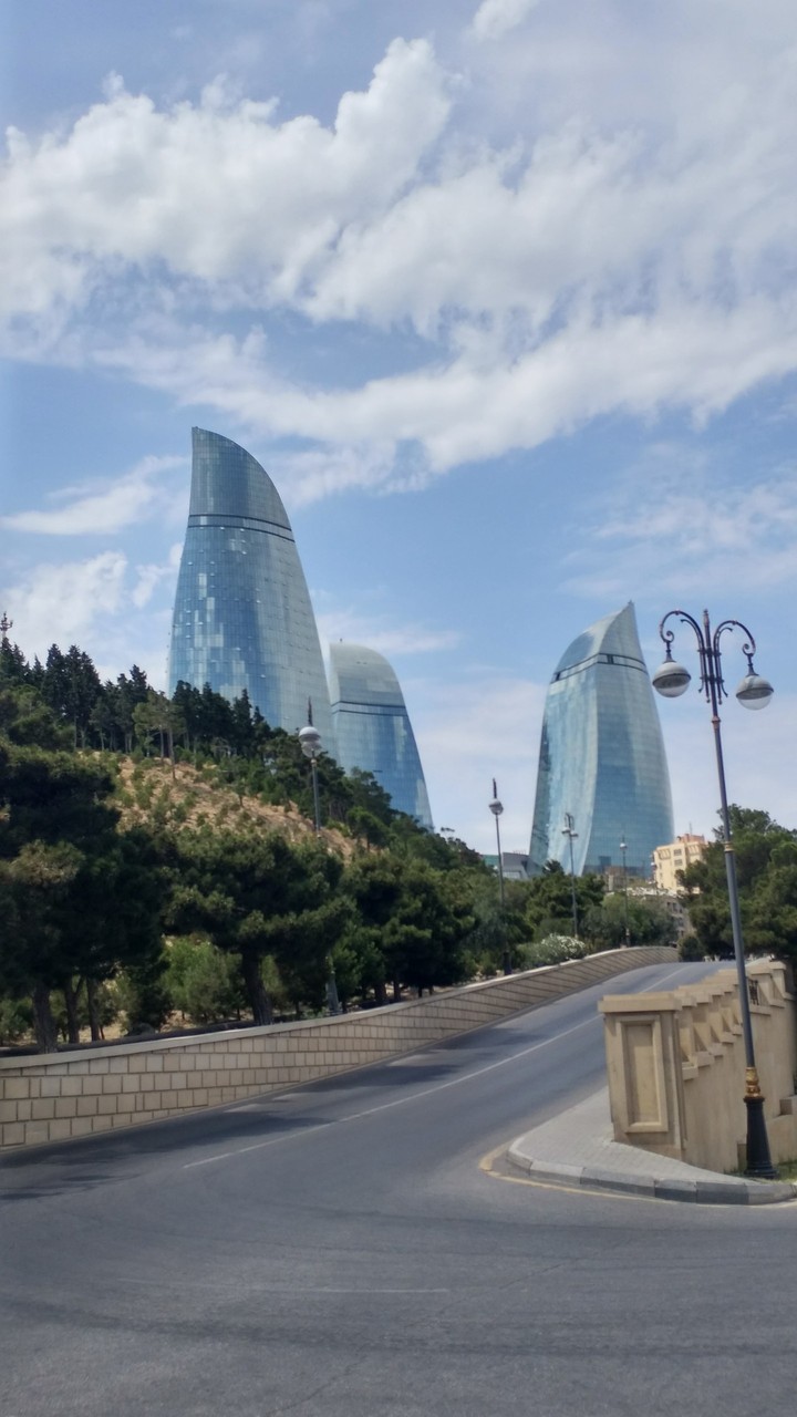 Baku. Flame Towers. Summer2017