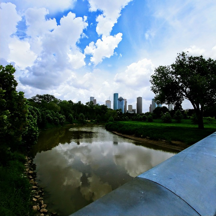 Houston Skyline from Eleanor Tinsley Park
