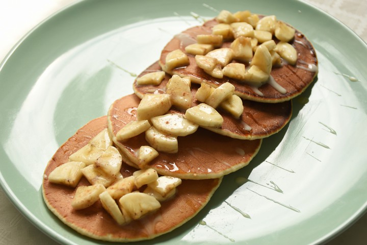 Pancakes with banana