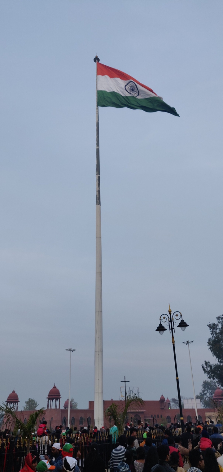wagah border flag