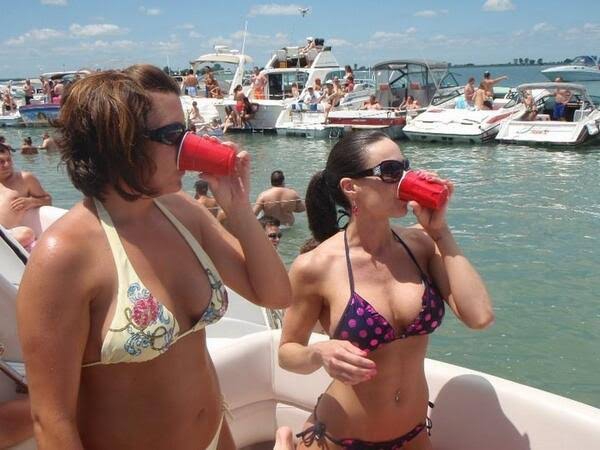 Michigan beach party