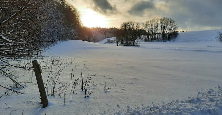 sunset in Bad Grönenbach