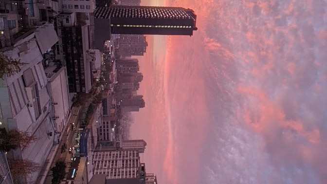 Cielo en rojo