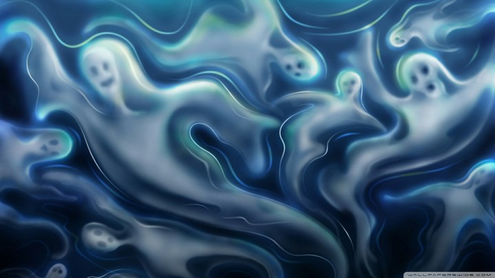 ghost blue halloween