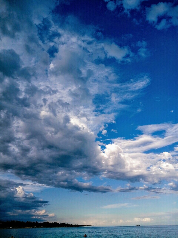 the sky
