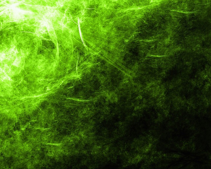green in black
