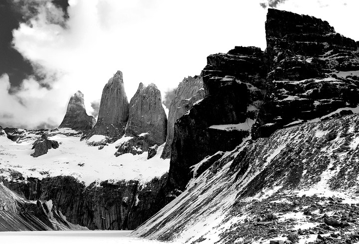 mountains B&W