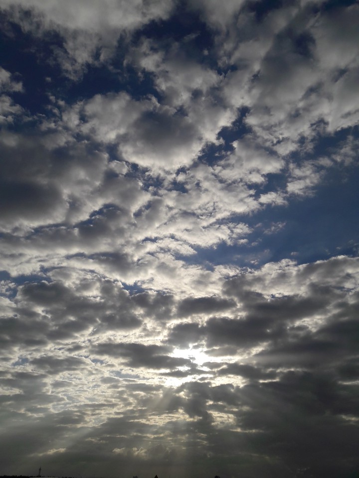 The sky at evening