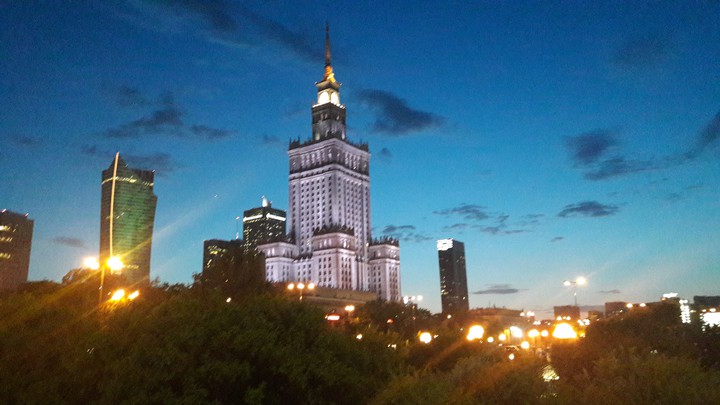 night Warsaw