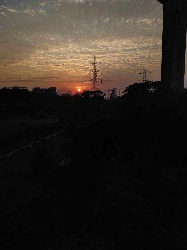 sunset in a darker shade