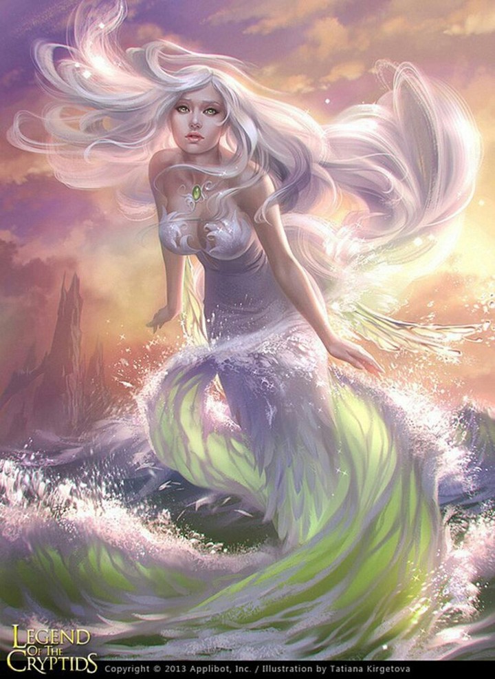 White mermaid
