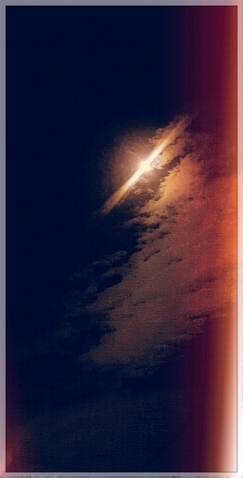 Floating on the edge of.....