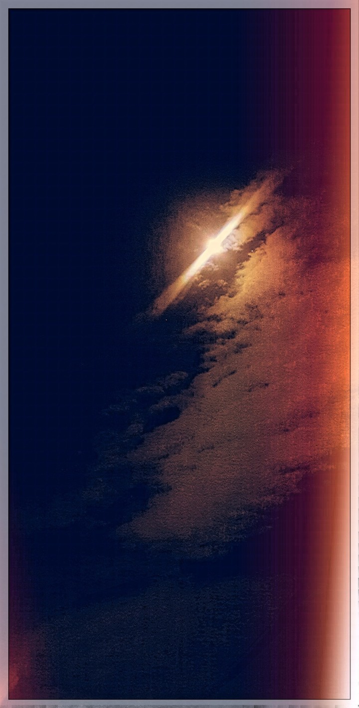 Floating on the edge of.....