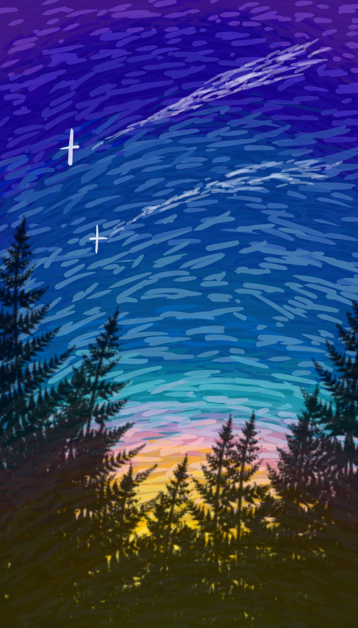 stary night sky - Vix