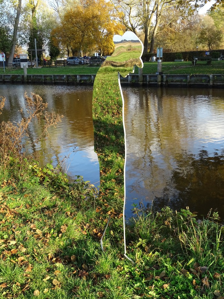 Mann am Fluss
