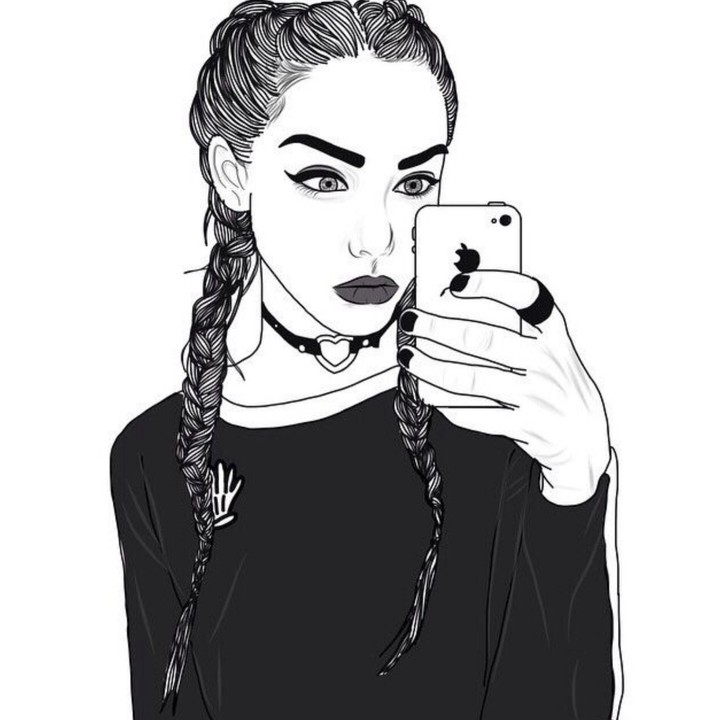 Tumblr girl art wallpaper