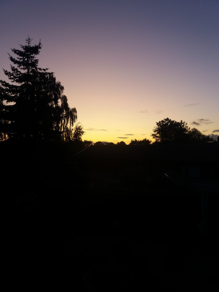 A beautiful sunset in Denmark☀️?❤